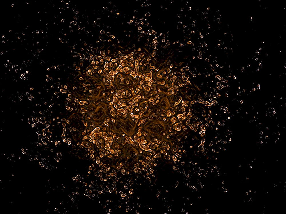 Gold. auf schwarzem Hintergrund