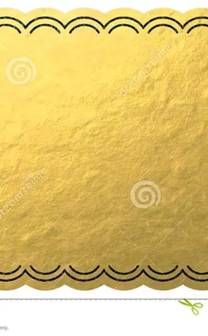 Goldenes Ticket Mockup