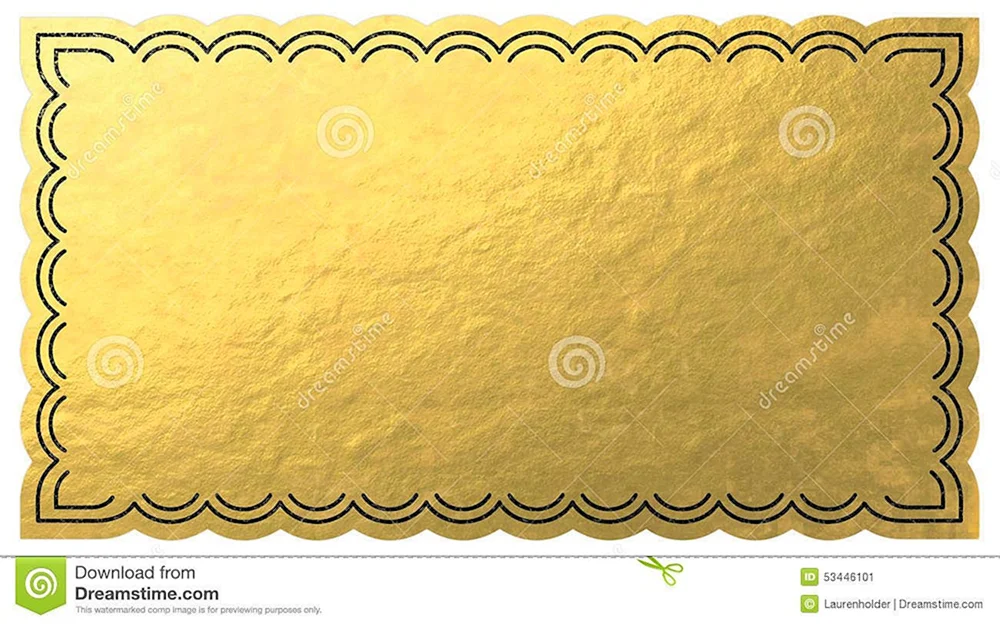 Goldenes Ticket Mockup