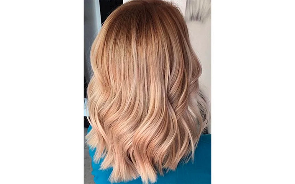 Perlbalayage aschblond melange