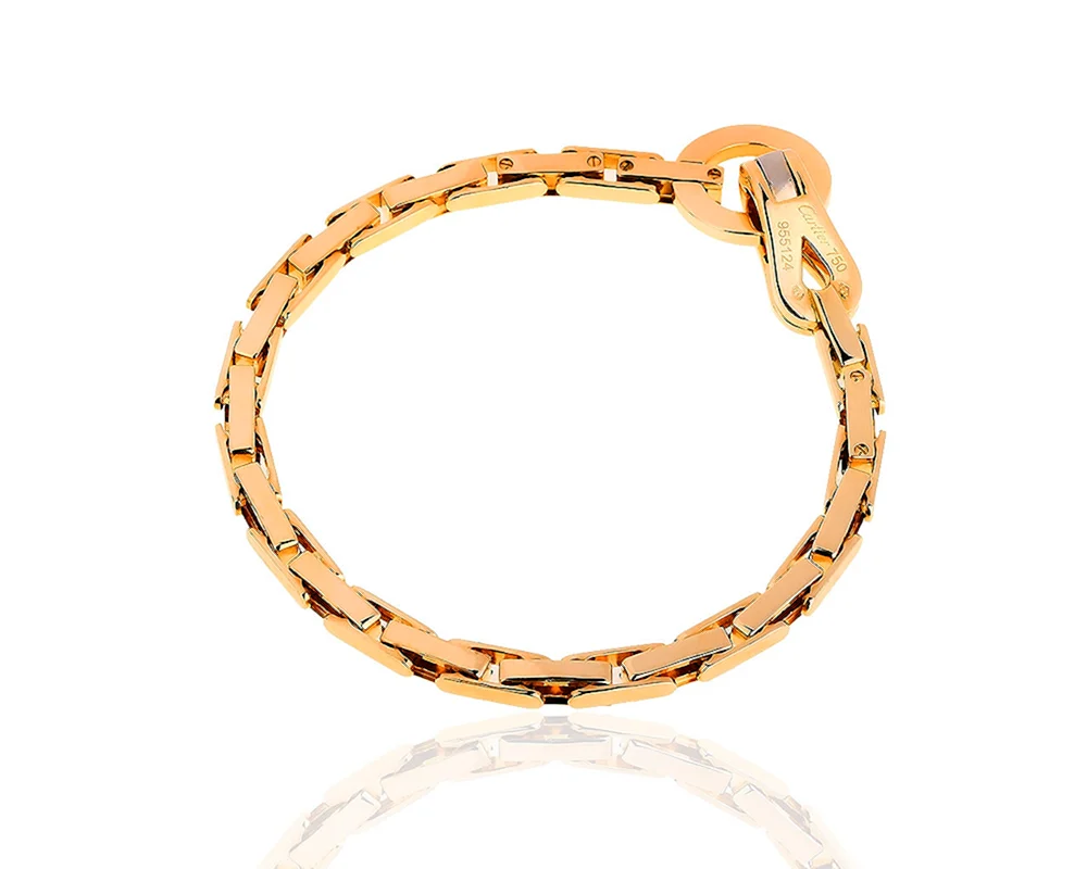 Gold Cartier geflochten Cartier Armband