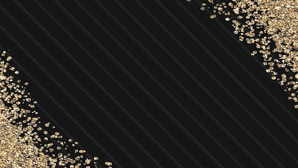 Schwarz mit Gold
