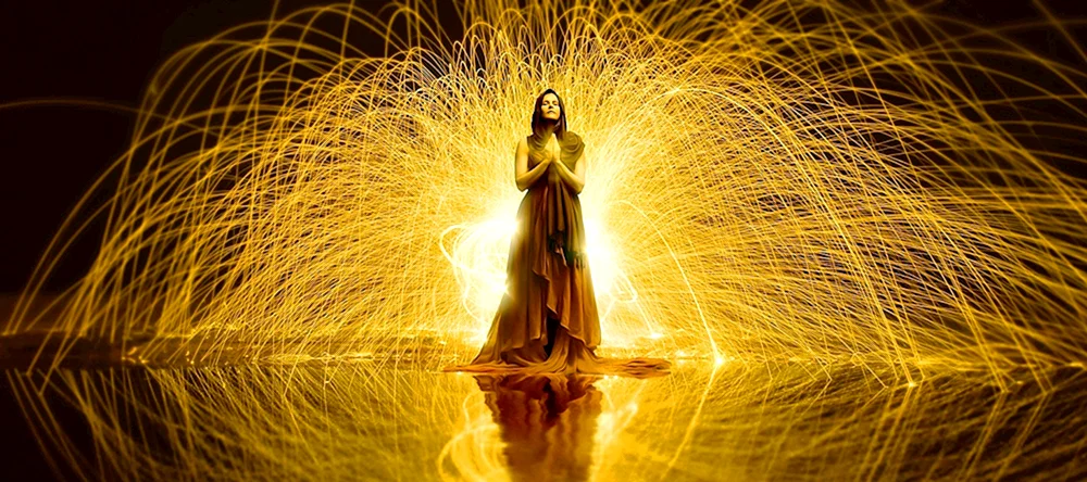 Goldener Energiefluss