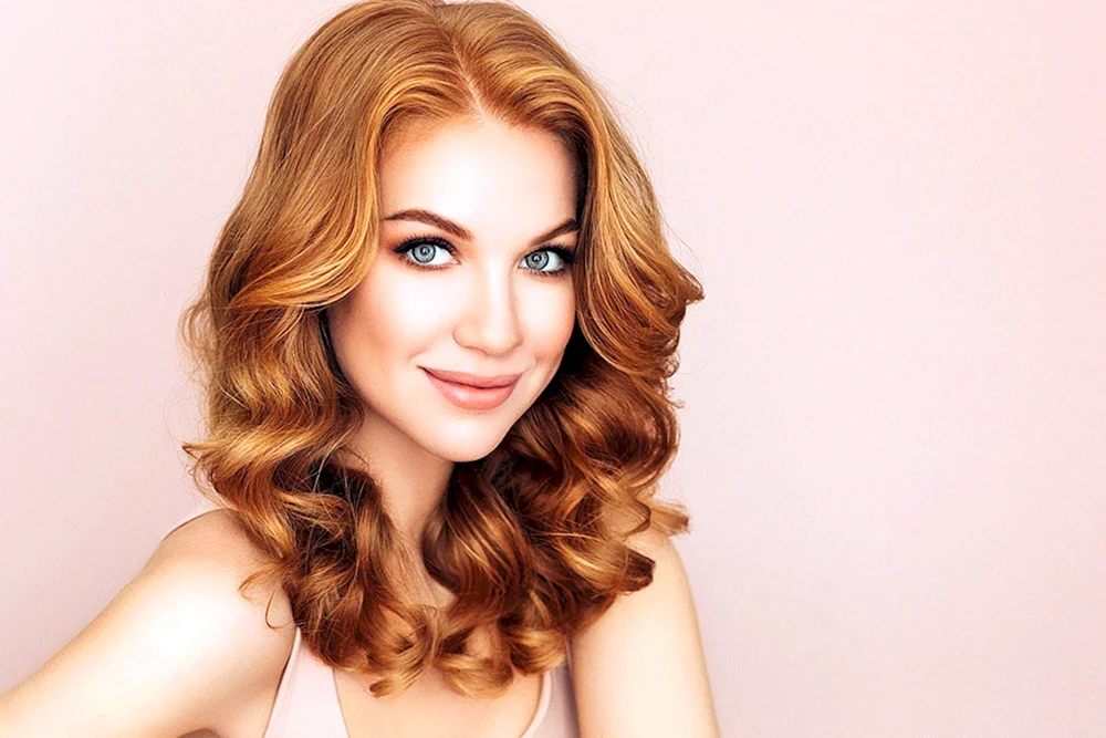 Goldene Haarfarbe