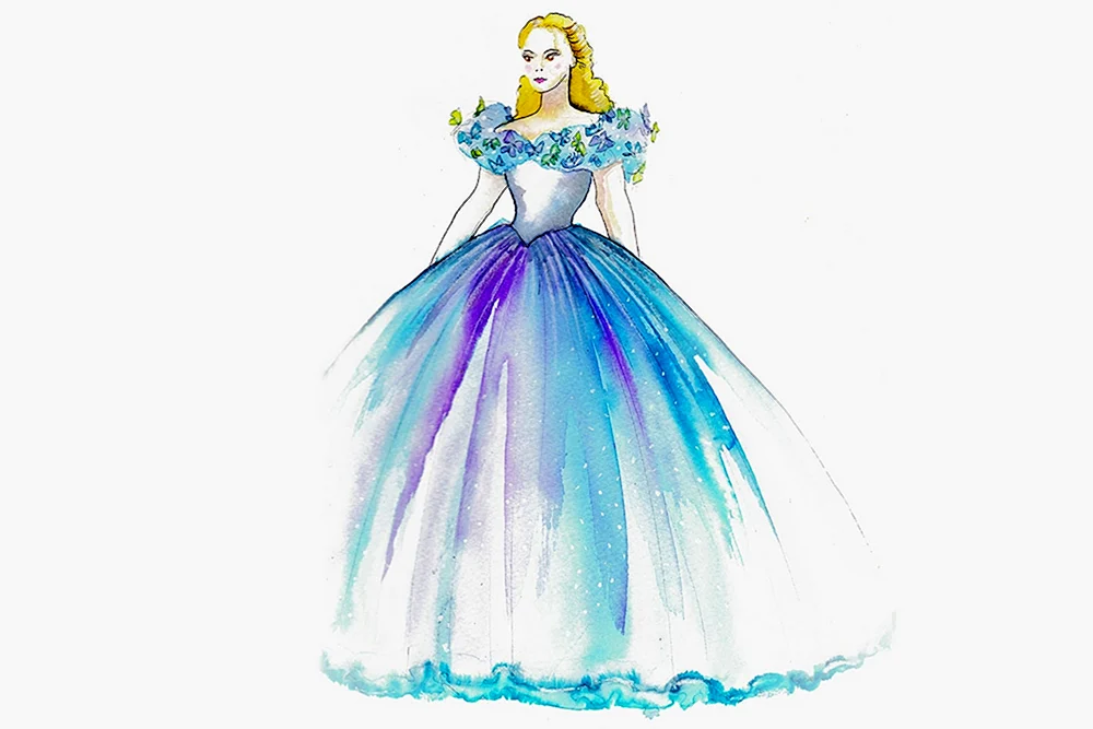 Cinderella 2015 Ballkleid
