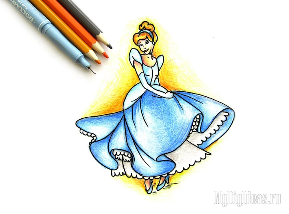 Cinderella zum Zeichnen
